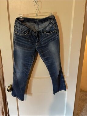 Women's Dark Blue Stretch Jeans